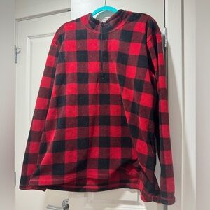 Place Red and Black Checkered Pullover